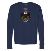 Thumbnail image for  Bella + Canvas Navy Fleece Crew