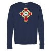 Thumbnail image for  Bella + Canvas Navy Fleece Crew