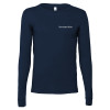 Thumbnail image for  Bella + Canvas Navy Jersey Cotton Long Sleeve T Shirt