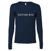 Thumbnail image for  Bella + Canvas Navy Jersey Cotton Long Sleeve T Shirt