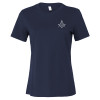 Thumbnail image for  Bella + Canvas Womens Navy Relaxed Cotton T Shirt