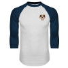Thumbnail image for  White/Navy Raglan Baseball T Shirt