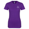 Thumbnail image for  Next Level Womens Purple Boyfriend Tee