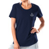 Thumbnail image for  Under Armour Womens Navy Charged Cotton Tee