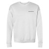 Thumbnail image for  Bella + Canvas White Fleece Crew