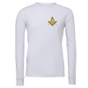 Thumbnail image for  Bella + Canvas White Jersey Cotton Long Sleeve T Shirt