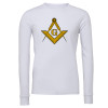Thumbnail image for  Bella + Canvas White Jersey Cotton Long Sleeve T Shirt