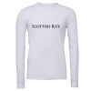 Thumbnail image for  Bella + Canvas White Jersey Cotton Long Sleeve T Shirt