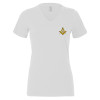 Thumbnail image for  Bella + Canvas Womens White V Neck Cotton T Shirt