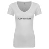 Thumbnail image for  Next Level Womens White Ideal V Tee