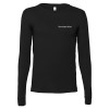 Thumbnail image for  Bella + Canvas Black Jersey Cotton Long Sleeve T Shirt