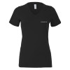 Thumbnail image for  Bella + Canvas Womens Black V Neck Cotton T Shirt