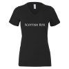 Thumbnail image for  Bella + Canvas Womens Black V Neck Cotton T Shirt