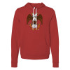 Thumbnail image for  Bella + Canvas Red Fleece Hood