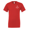 Thumbnail image for  Bella + Canvas Red Jersey Cotton T Shirt