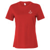Thumbnail image for  Bella + Canvas Womens Red Relaxed Cotton T Shirt