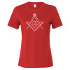 Thumbnail image for  Bella + Canvas Womens Red Relaxed Cotton T Shirt