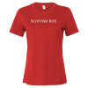 Thumbnail image for  Bella + Canvas Womens Red Relaxed Cotton T Shirt