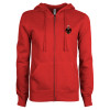Thumbnail image for  ENZA Womens Red Fleece Full Zip Hoodie