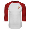 Thumbnail image for  White/Red Raglan Baseball T Shirt