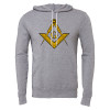 Thumbnail image for  Bella + Canvas Heather Grey Fleece Hood