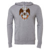 Thumbnail image for  Bella + Canvas Heather Grey Fleece Hood
