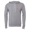 Thumbnail image for  Bella + Canvas Heather Grey Fleece Hood