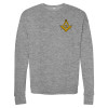 Thumbnail image for  Bella + Canvas Heather Grey Fleece Crew