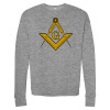 Thumbnail image for  Bella + Canvas Heather Grey Fleece Crew