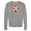 Thumbnail image for  Bella + Canvas Heather Grey Fleece Crew