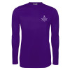 Thumbnail image for  Under Armour Purple Long Sleeve Tech Tee