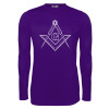 Thumbnail image for  Under Armour Purple Long Sleeve Tech Tee