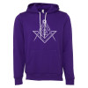 Thumbnail image for  Bella + Canvas Purple Fleece Hood