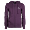 Thumbnail image for  ENZA Womens Purple Fleece Full Zip Hoodie
