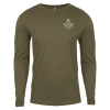 Thumbnail image for  Next Level Military Green Cotton Long Sleeve Tee