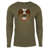 Thumbnail image for  Next Level Military Green Cotton Long Sleeve Tee