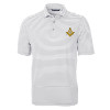 Thumbnail image for  C&B Grey Virtue Eco Pique Stripe Polo