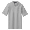 Thumbnail image for  Grey Silk Touch Polo w/ Pocket
