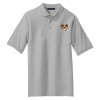 Thumbnail image for  Grey Silk Touch Polo w/ Pocket