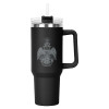 Thumbnail image for  Hippo Black Mug & Straw Lid with Twist Closure 40 oz