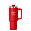 Thumbnail image for  Hippo Red Mug & Straw Lid with Twist Closure 40 oz
