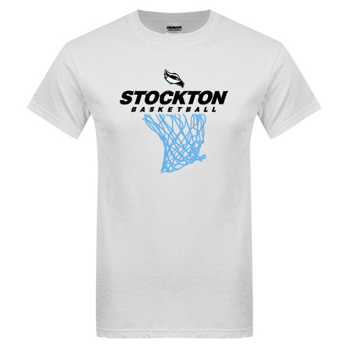  White T Shirt - Basketball Design