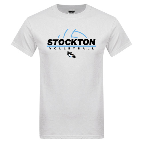  White T Shirt - Volleyball Design