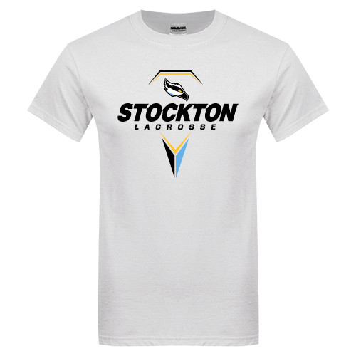  White T Shirt - Lacrosse Design