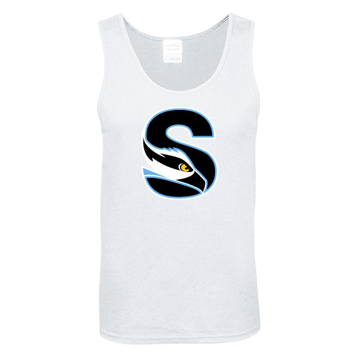  White Tank Top - Secondary Logo