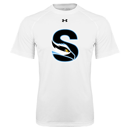  Under Armour White Tech Tee - Secondary Logo