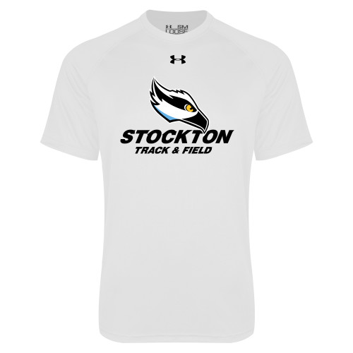  Under Armour White Tech Tee - Track & Field