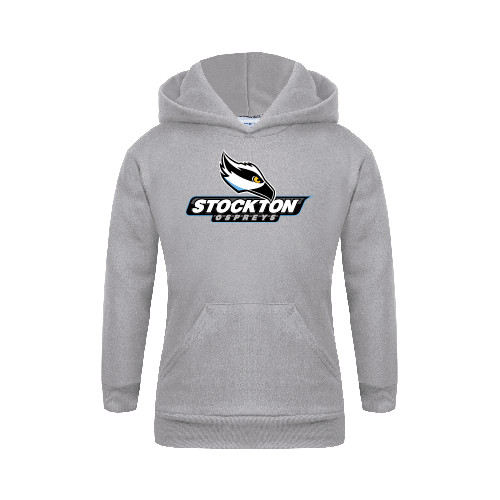  Youth Grey Fleece Hood - Official Logo