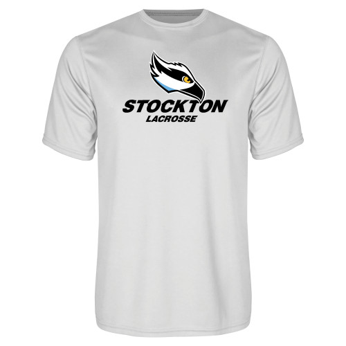  White Performance Tee - Lacrosse