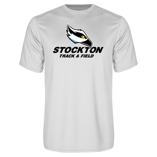  White Performance Tee - Track & Field